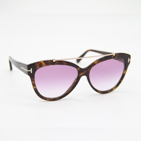 NEW TF518 52Z WOMEN’S SUNGLASSES TOM FORD LIVIA FT0518/S 52Z - Picture 9 of 12